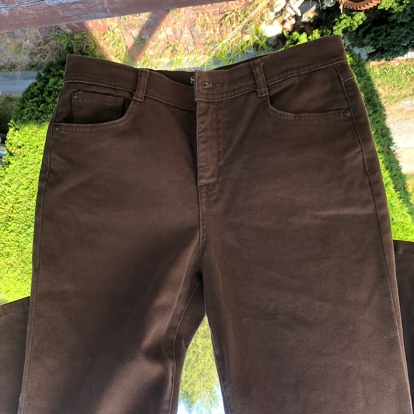 Style & Co Brown Jeans - Size 12P shirt - Picture 9 of 10